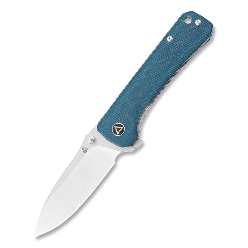 QSP Hawk Pocket Knife Sandvik 14C28N Blade Micarta handle