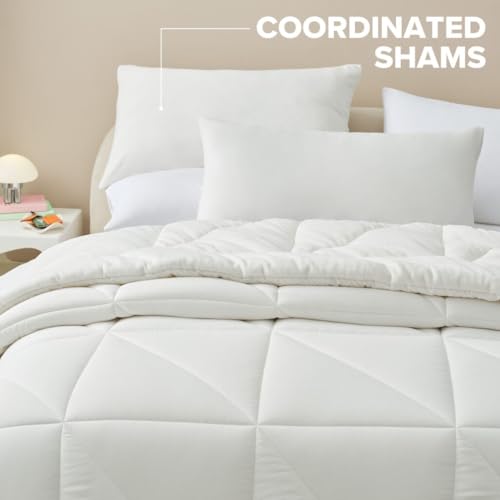 UGG King Comforter Set – 3 Piece Luxury Reversible Plush King Size Comforter Set with Down Alternative Fill, Soft Bedding Set with 2 Pillow Shams for Home & Bedroom Decor, White Snow (Corey) - Image 4