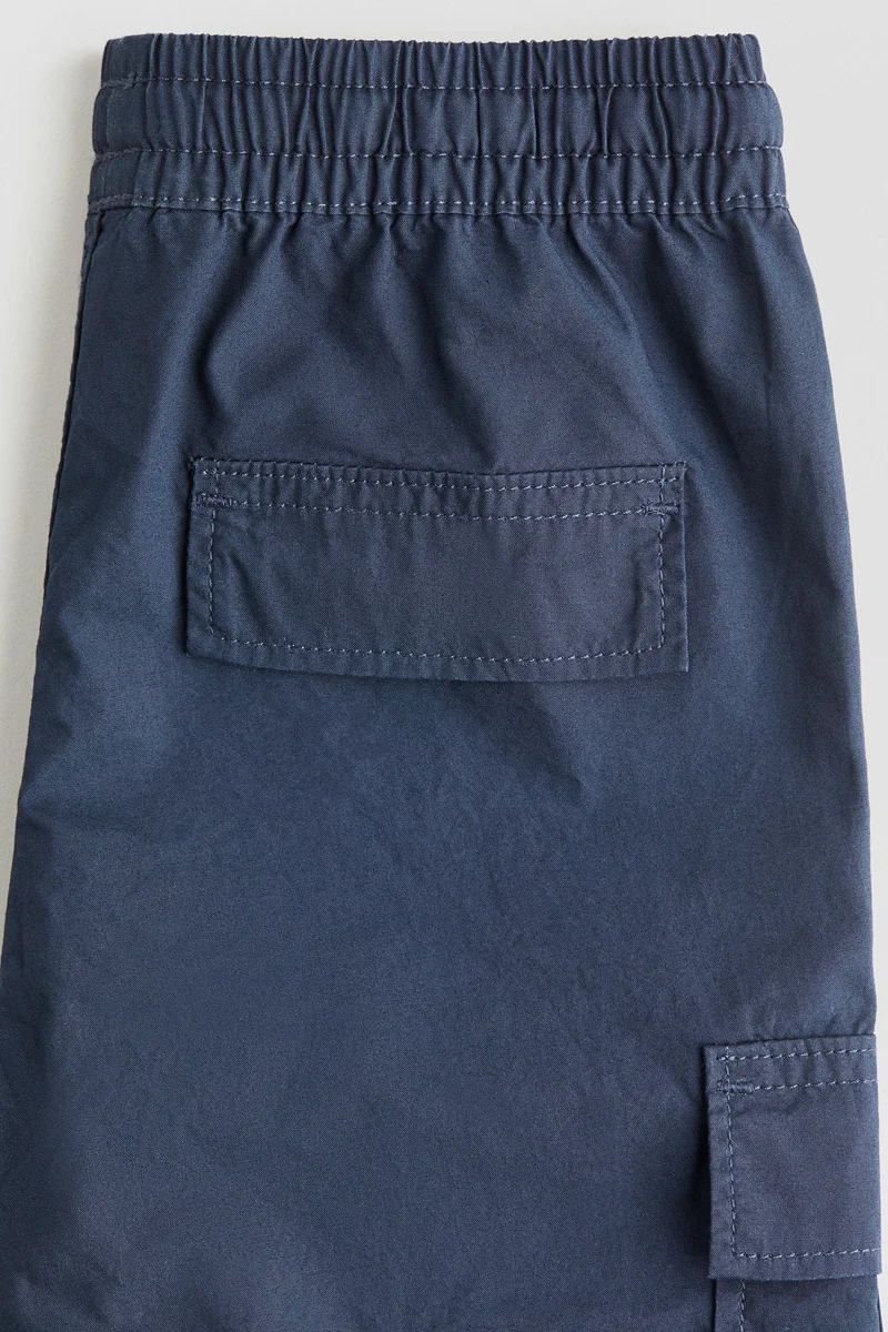 H&M Cotton poplin cargo shorts