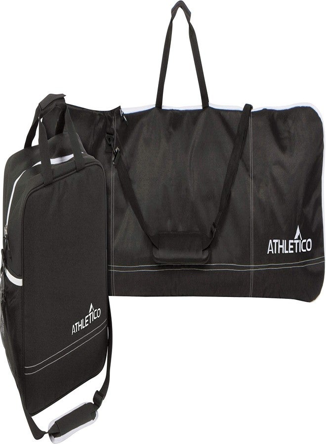 Athletico Two-Piece Snowboard and Boot Bag Combo | Store & Transport Snowboard Up to 165 CM and Boots Up To Size 13 | Includes 1 Snowboard Bag & 1 Boot Bag (Black) - Image 1