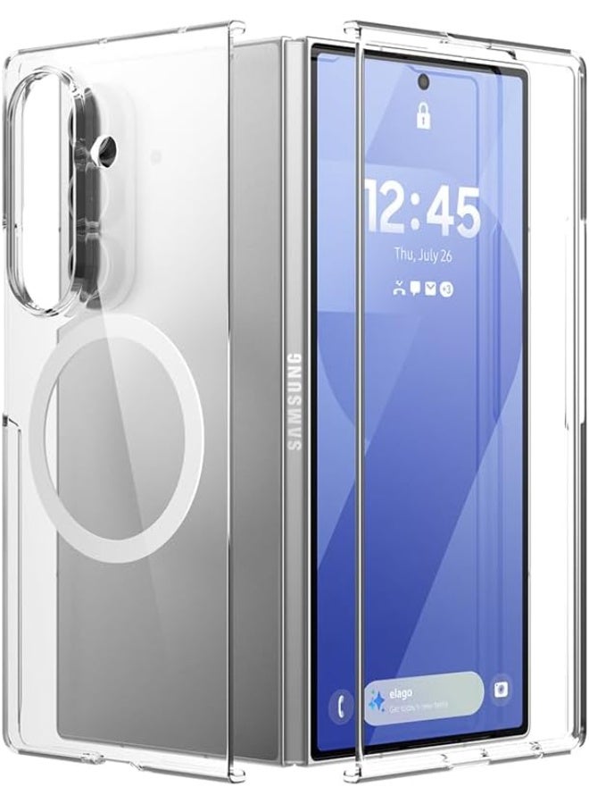 Elago Magnetic Clear for Samsung Galaxy Z Fold 7 Case Cover with MagSafe - Transparent