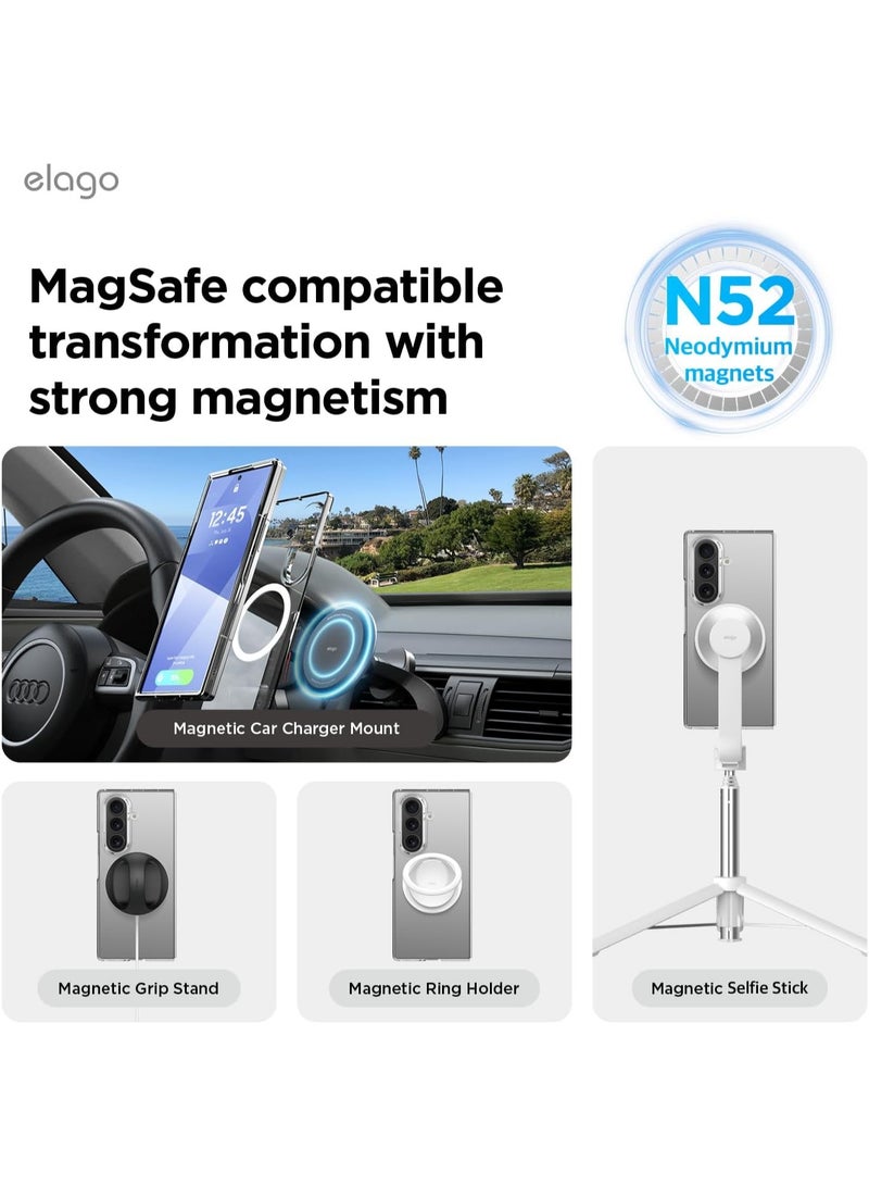 Elago غطاء شفاف مغناطيسي لجهاز سامسونج جالاكسي زد فولد 7 مع ماغسيف - شفاف - Image 3