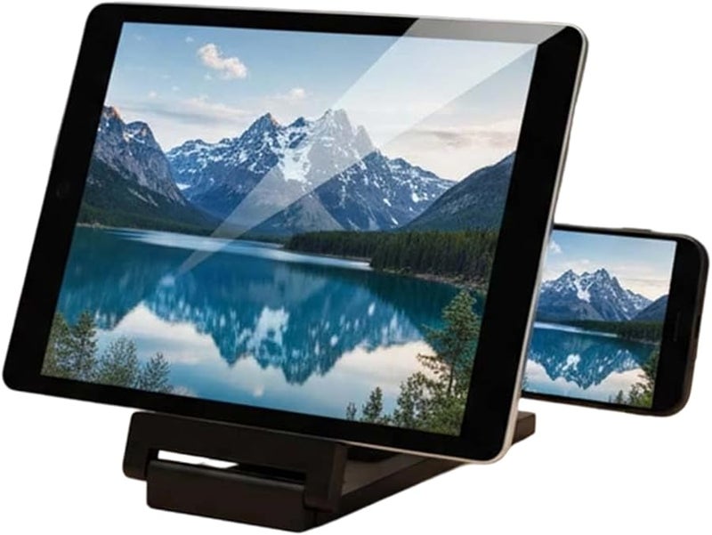 شاشة الهاتف الأسود مكبر الشاشة عالي الدقة أداة خفيفة الوزن للقراءة والأفلام والألعاب - Image 2