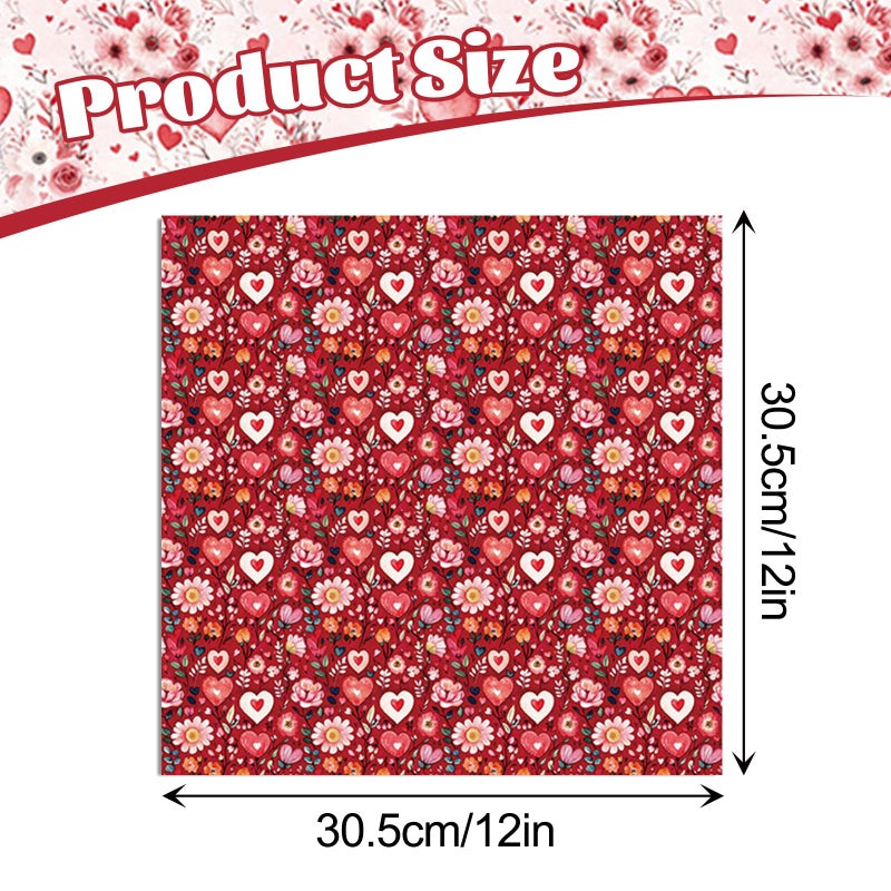 MIATTCLD Scrapbook Paper 12x12 In Double Sided Decorative Paper for Scrapbooking, 24 Sheets/24 Designs Spring Floral Patterned Craft Paper for Junk Journals DIY Cards Album Decoration (Pink) - Image 2