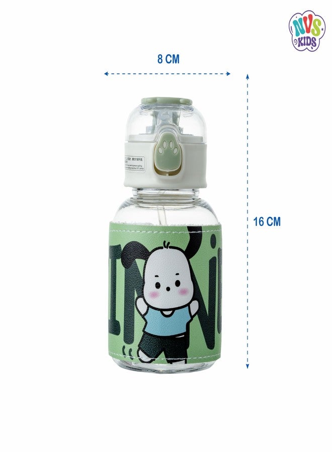 NVS Kids Baby Sipper Bottle Leak Proof Anti Spill Green Bottle Dust Free Cover 640ml Kids Sippy Cup with Soft Silicone Spout BPA Free Straw Sipper for Infant - Image 4