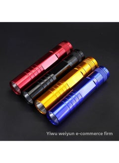 Generic Mini Flashlight Small 5 Battery Aluminum Alloy Home Portable LED Flashlight Super Gift Wholesale-Color:Single Silver  - Image 5