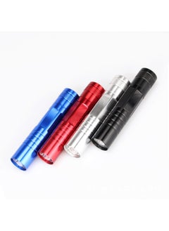Generic Mini Flashlight Small 5 Battery Aluminum Alloy Home Portable LED Flashlight Super Gift Wholesale-Color:Single Silver  - Image 3
