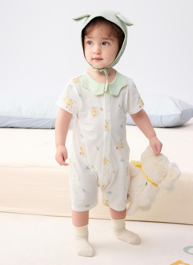 Balabala Baby Unisex straight open jumpsuit  - Image 1