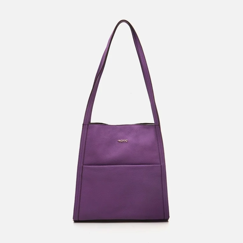 Hotiç 03CAH292050A610 GENUINE Leather Lilac Women's Bag