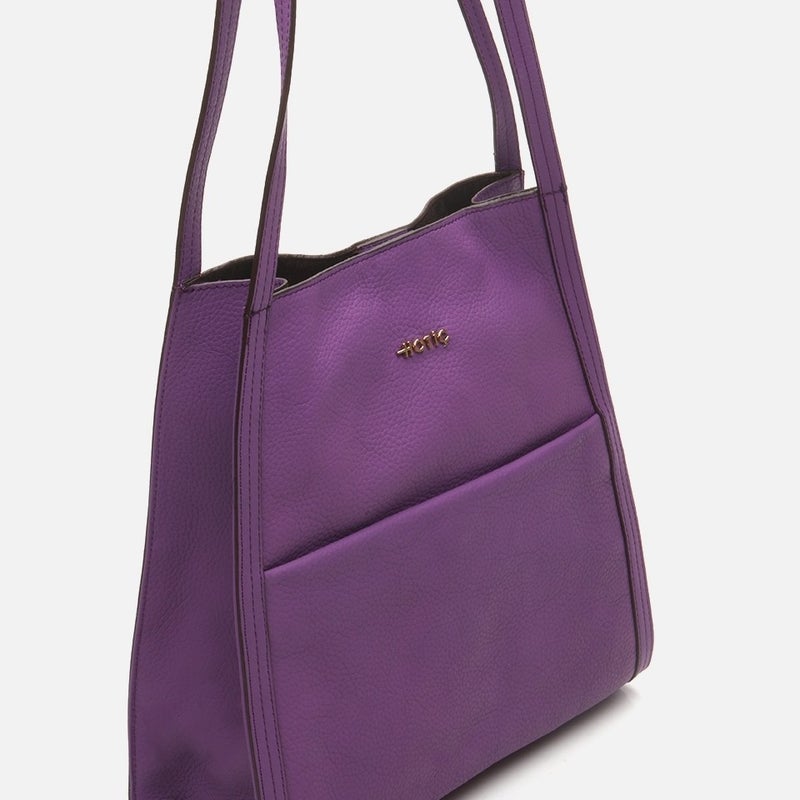 Hotiç 03CAH292050A610 GENUINE Leather Lilac Women's Bag  - Image 3