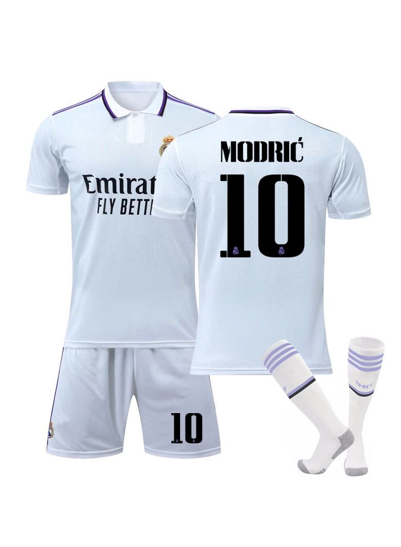KUYING 3-Piece Modric 10 Stadium Home Away Men's Soccer Jersey  - Image 1