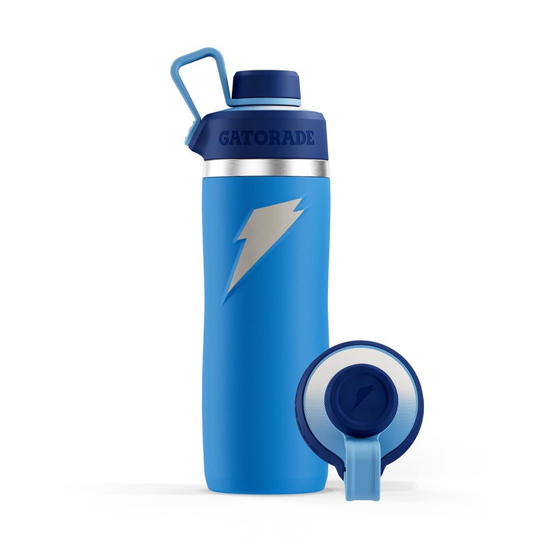 Gatorade  'Overtime ' 22oz Stainless Steel Water Bottle  Twist Cap  Royal Blue/Navy - Image 1