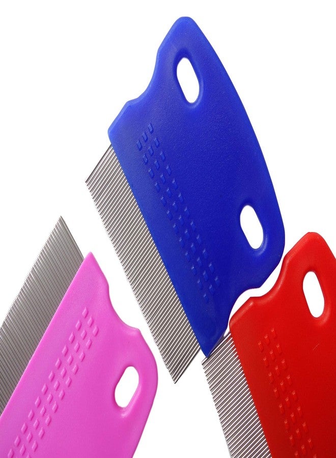 HAMIYELL 2 Pcs Cat Combs Dogs Grooming Combs Tear Stain Remover, Effectively Removes Crust, Loose Hair, Eye Stain on Pet(Random Color) - Image 5