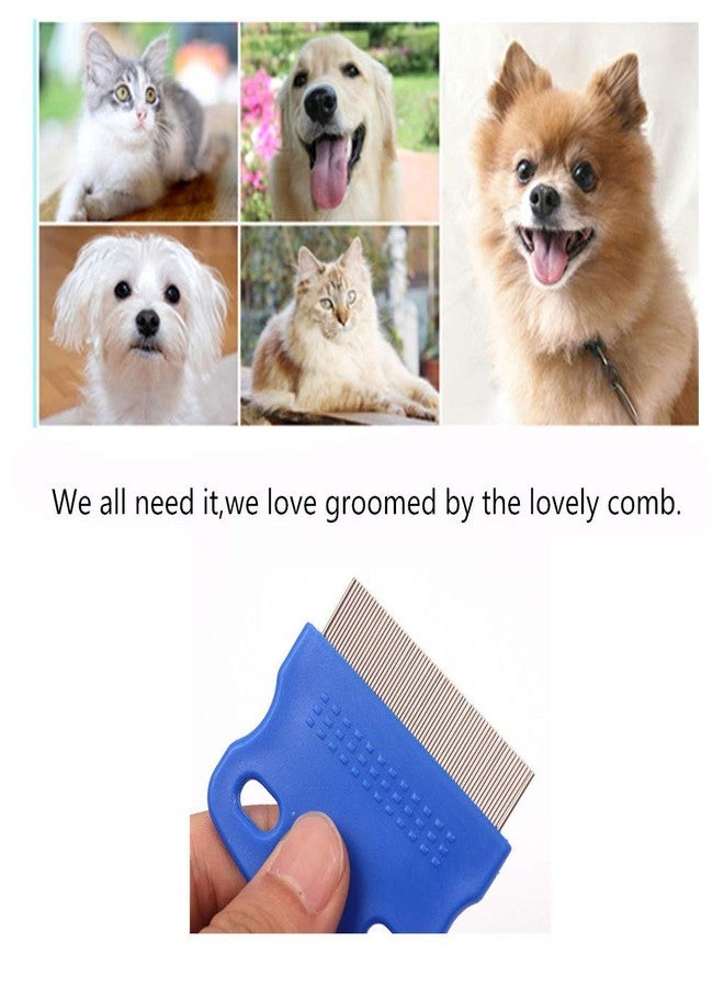 HAMIYELL 2 Pcs Cat Combs Dogs Grooming Combs Tear Stain Remover, Effectively Removes Crust, Loose Hair, Eye Stain on Pet(Random Color) - Image 4