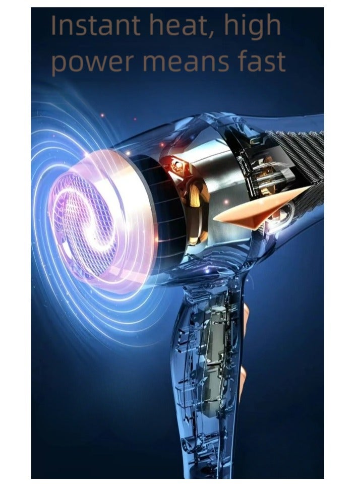 Ruinengda Best Seller hair dryer 2800 watts, equipped with 2 speed 3 heating mode, Perfect for curly/straight hair/styling - Image 5