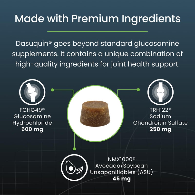 Nutramax Laboratories Nutramax Dasuquin for Small to Medium Dogs, Joint Health Supplement, Contains Glucosamine for Dogs, Plus Chondroitin, ASU and More, Supports Healthy Joints, Soft Chews, 84 Count - Image 5