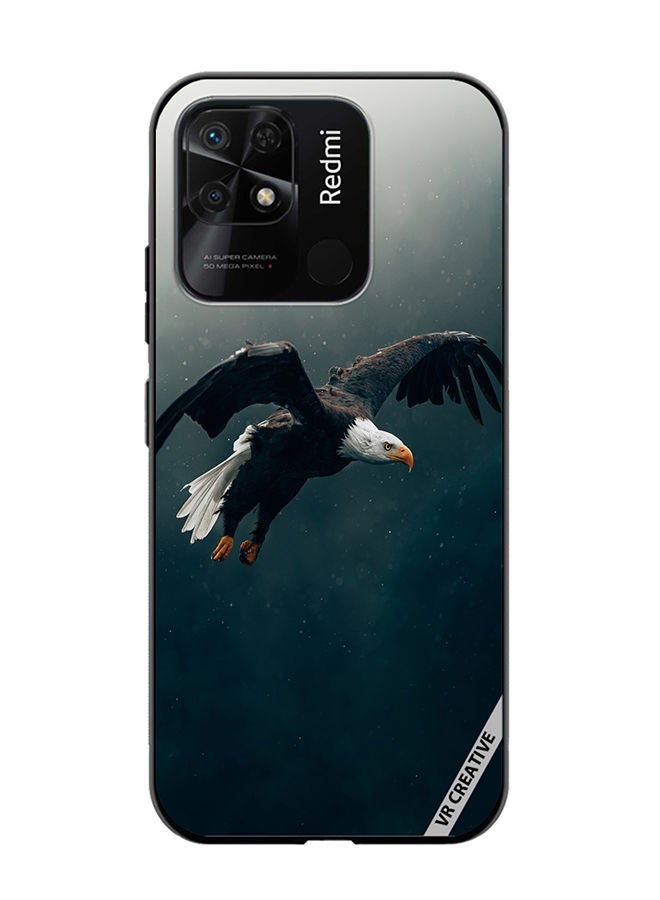 VR CREATIVE Protective Case Cover For Xiaomi Redmi 10C Peaky Eagle Design Multicolour - Image 1