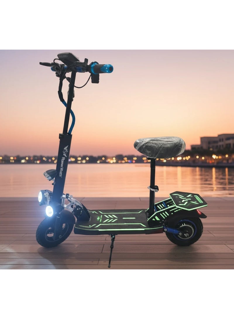 Rohan Wings KT-6A City Electric Scooter 1800W Motor 48V 13Ah Lithium Battery - Image 5
