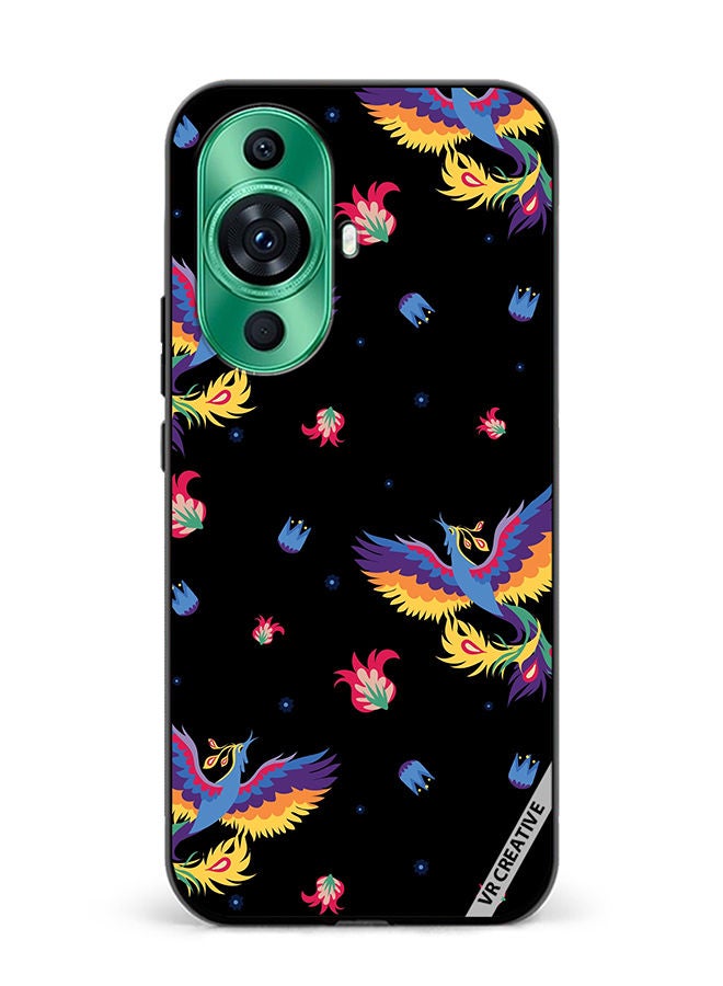 VR CREATIVE Protective Case Cover For Huawei nova 11 Bird And Flowers For Bed Linen Design Multicolour - Image 1