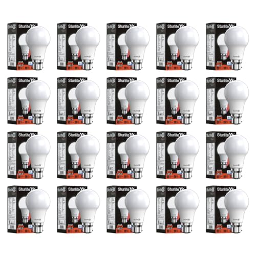 Sturlite Helo 10W LED Bulb| German Quality Certified With Advance CRI Technology| 15000 Hrs Rated Life and 900 Lumens Brightness| BIS and BEE Approved| B22 Base Energy Efficient - (Pack of 20) - Image 1