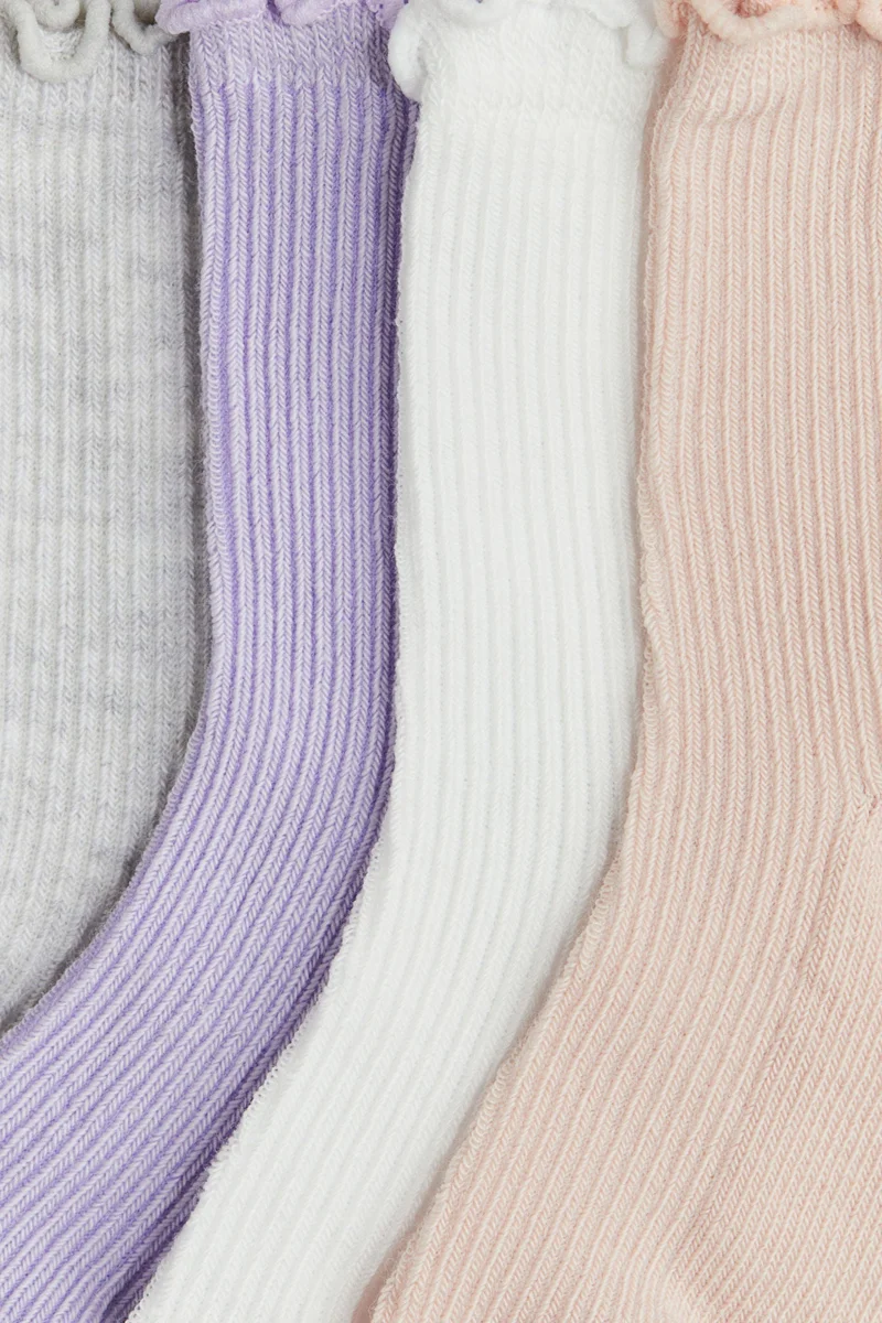 اتش اند ام جوارب بتفاصيل متشابكة - عبوة من 4