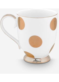 Pip Studio Dot Delight White Porcelain Mug 350 ml  - Image 3