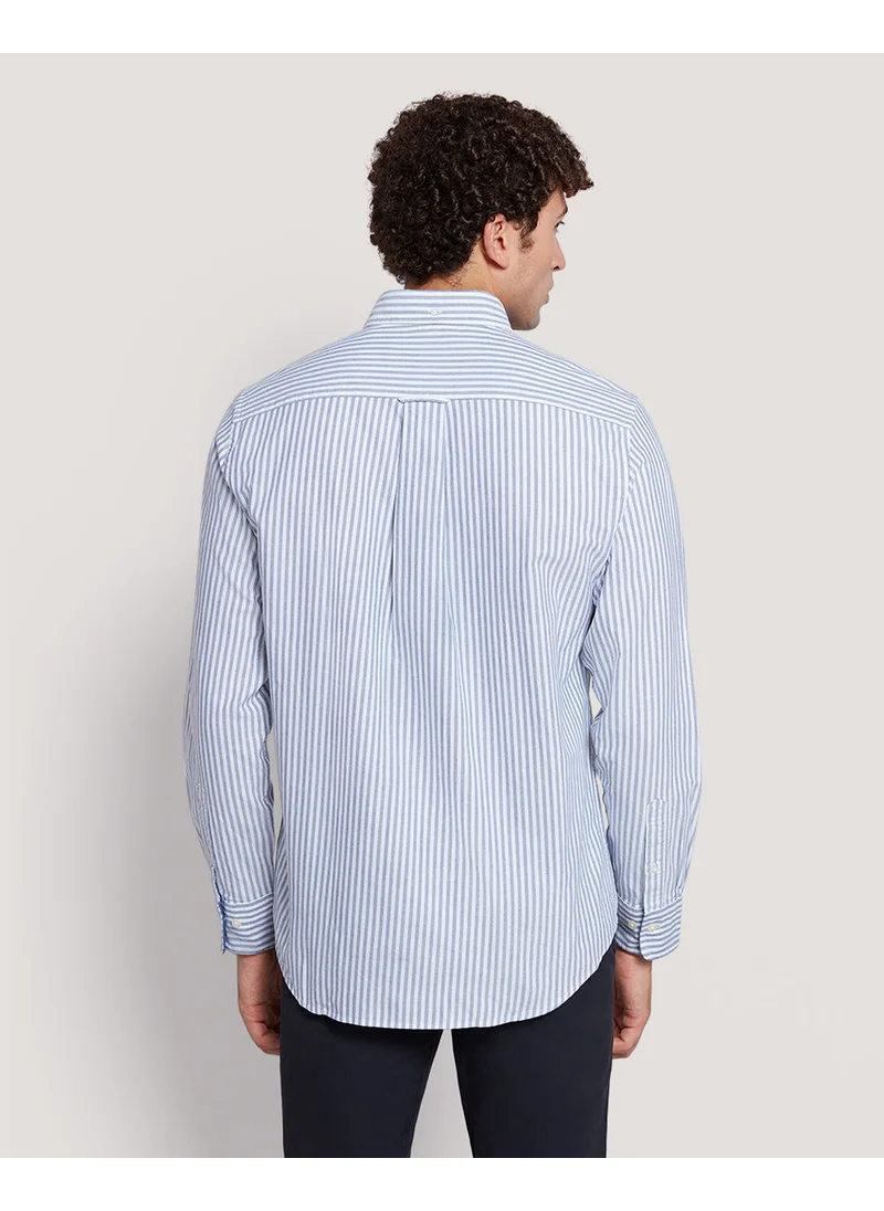 GANT Gant Men’S Regular Fit Striped Oxford Cotton Shirt