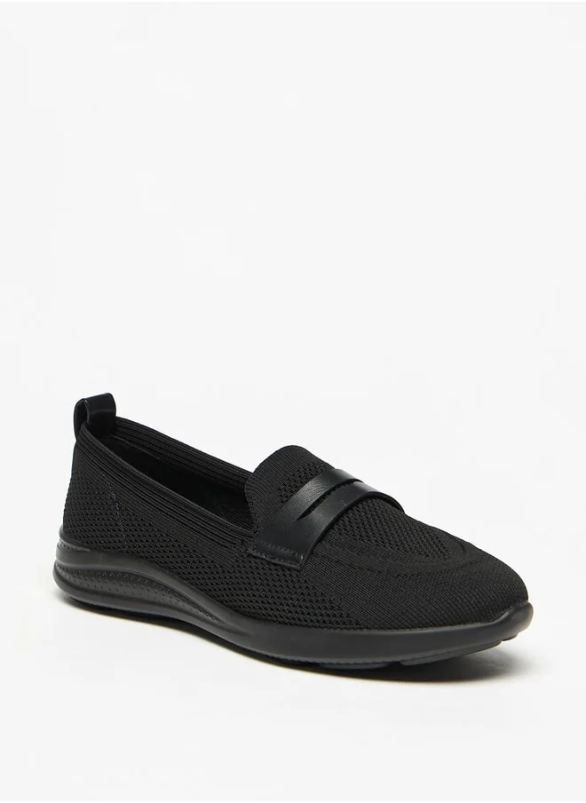 فلورا بيلا من شو إكسبرس Mesh Textured Slip-On Shoes with Pull Tabs