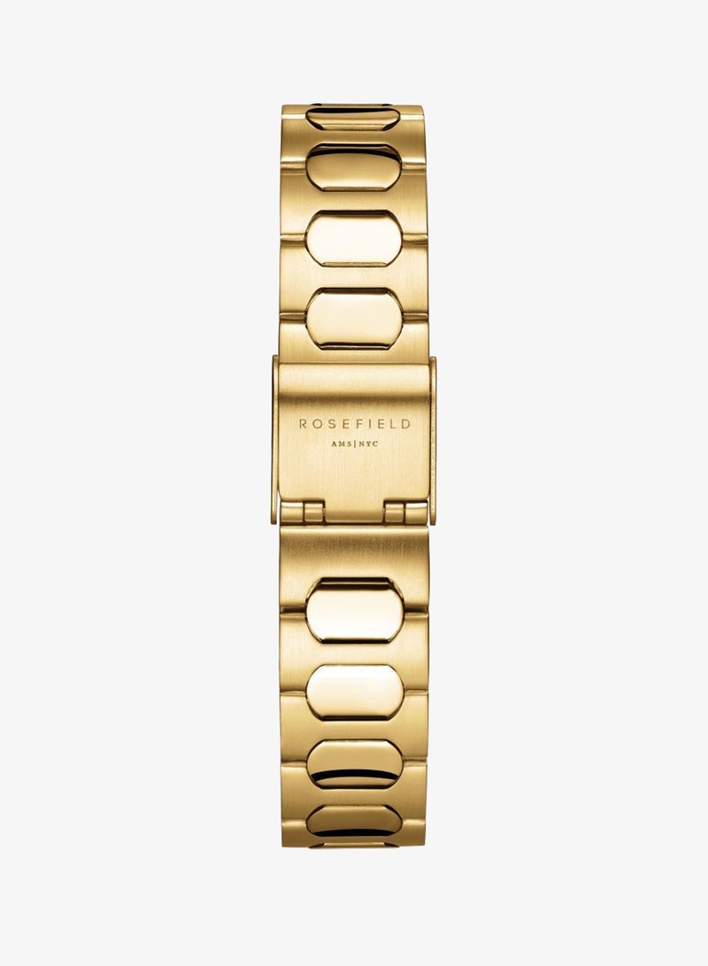 RoseField Gaia Roman Indexes Gold / Cilinder Steel Strap Matte & Shine Gold - ORCGSG-OR01 - Image 3