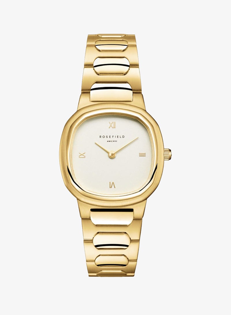 RoseField Gaia Roman Indexes Gold / Cilinder Steel Strap Matte & Shine Gold - ORCGSG-OR01 - Image 1