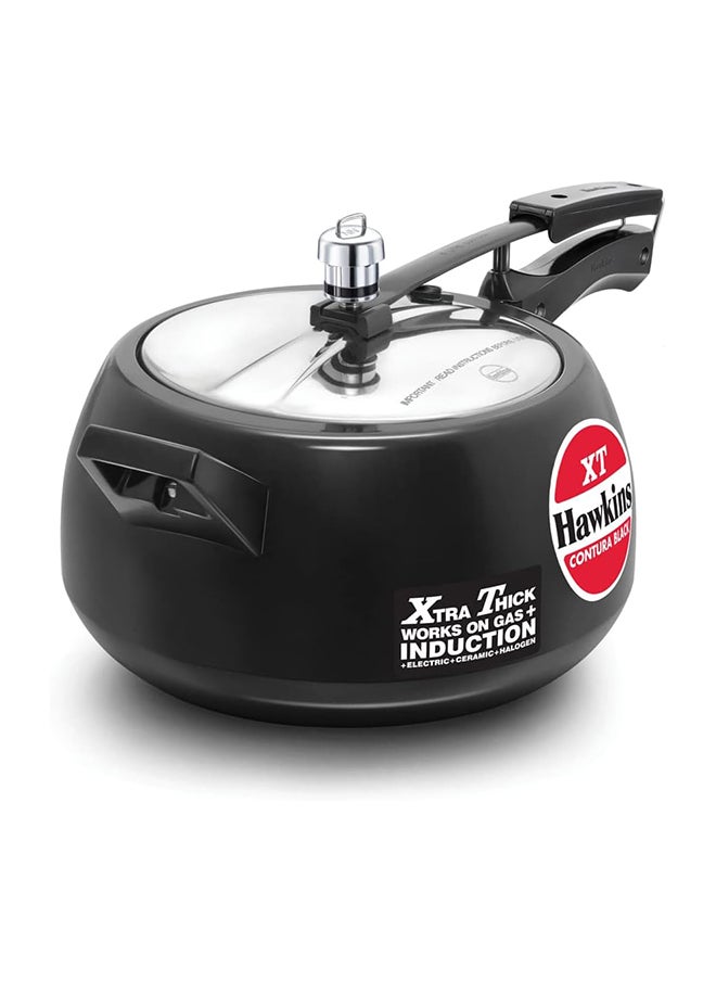 Hawkins - 5 Literskg Hawkins Contura Black XT 5 Litre Inner Lid Pressure Cooker Black - Image 1