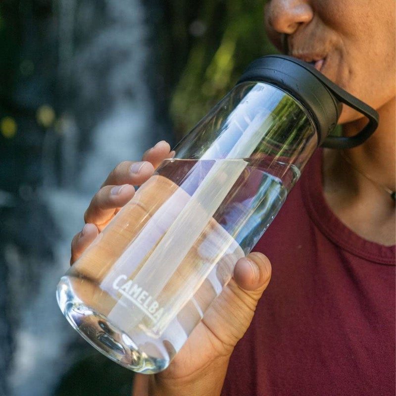 CamelBak eddy+ Water Bottle with Tritan Renew - Straw Top 32oz  Clear - Image 4