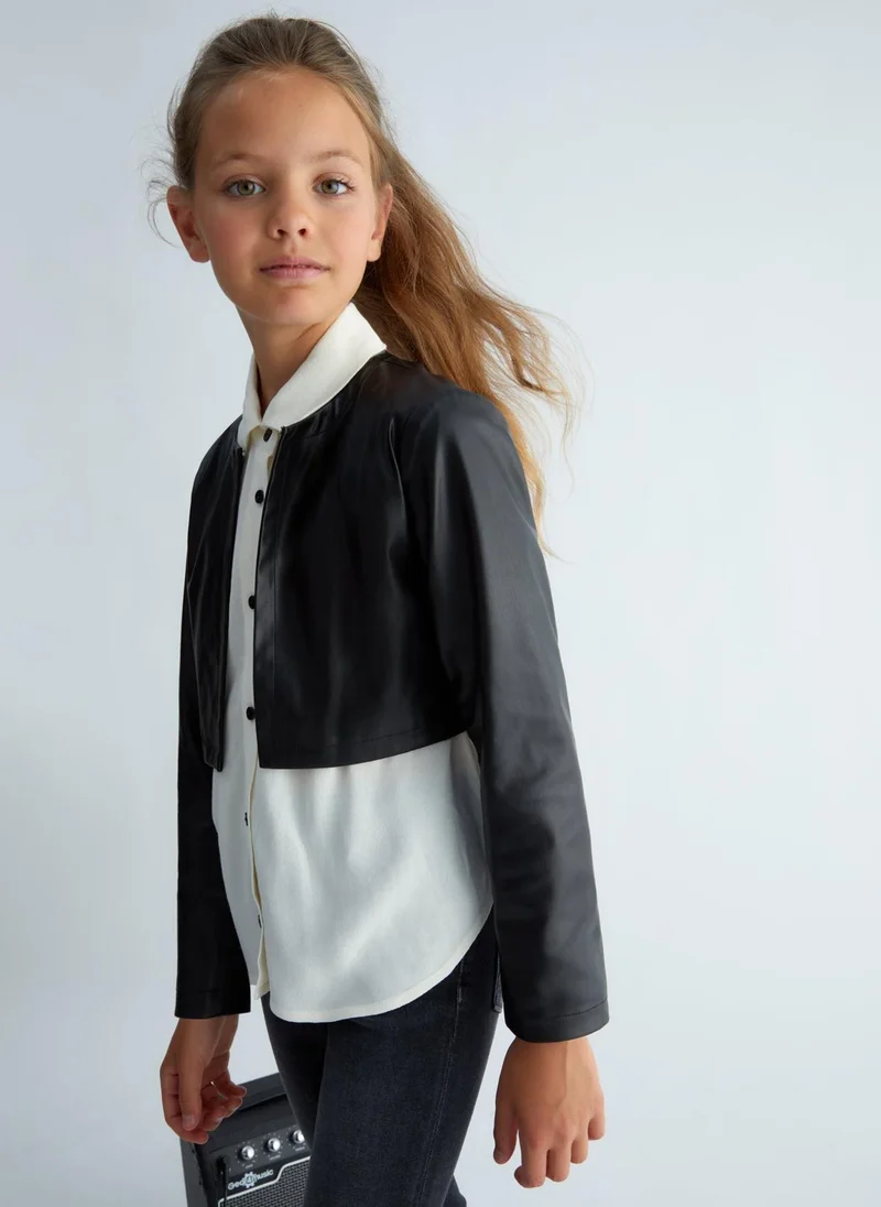 Liu Jo Coated fabric jacket