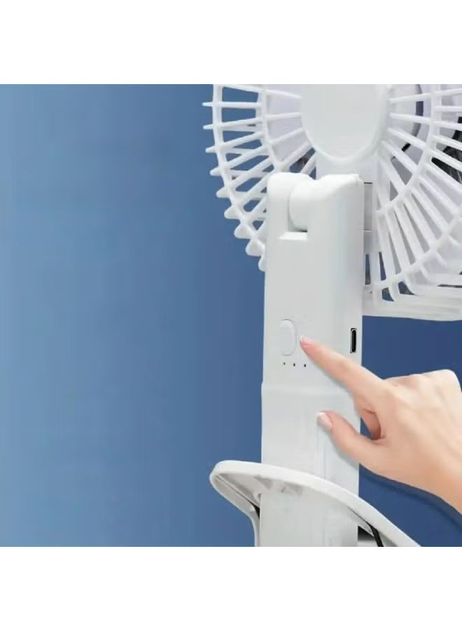 مروحة كليب بثلاث سرعات – مروحة كهربائية صغيرة بقاعدة مشبك – هادئة ومناسبة للمكتب أو المنزل - Image 2