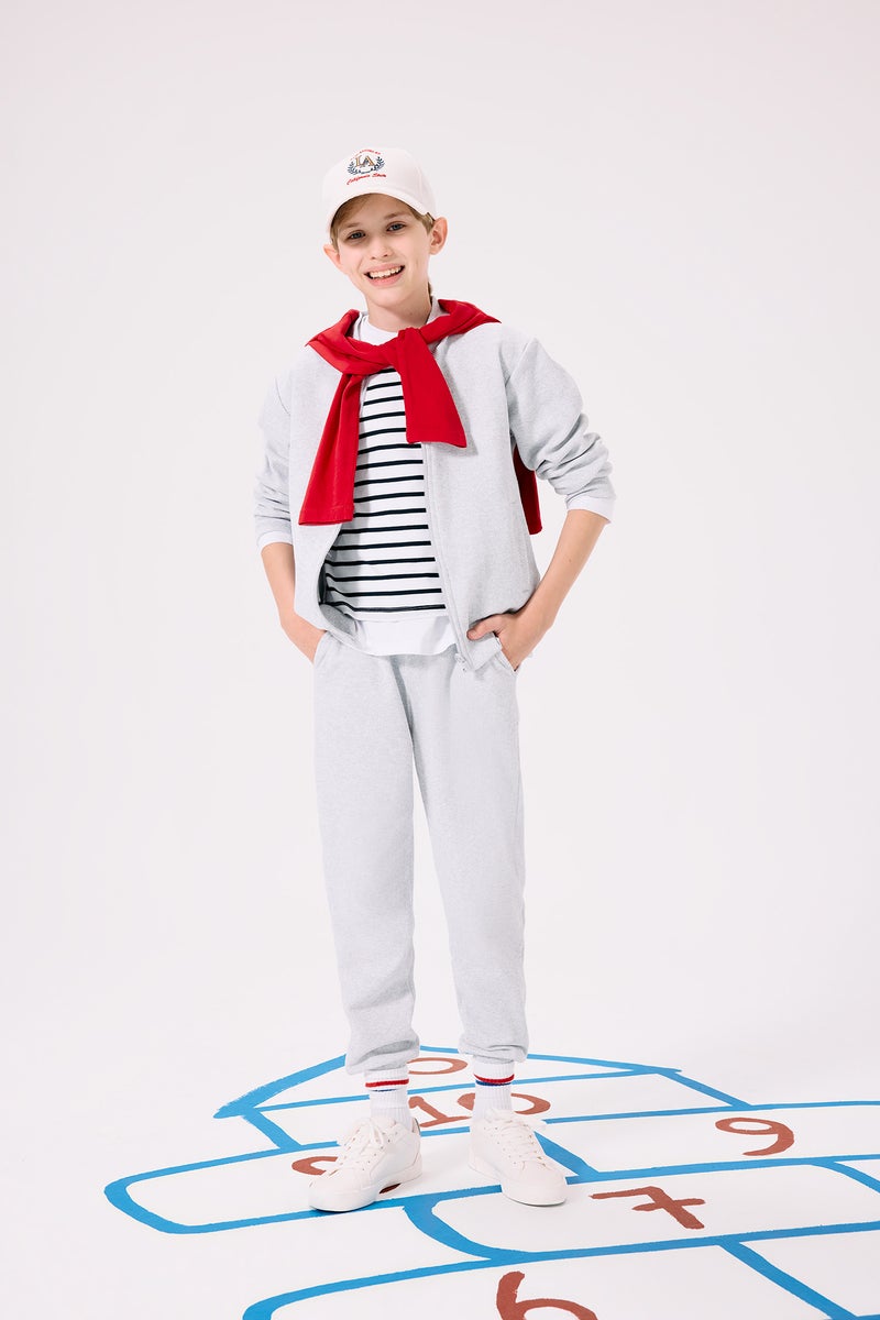 DeFacto Grey Boy Boy Elastic Waist Jogger Sweatpants Casual - Image 1