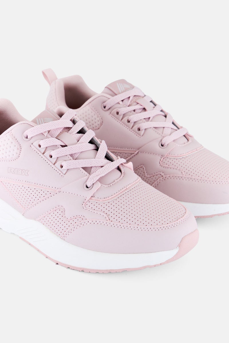 RBX Women Lace Up Outdoor Shoes, Pink  - Image 3