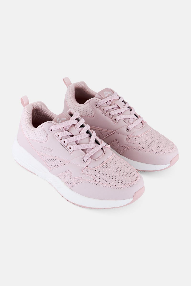 RBX Women Lace Up Outdoor Shoes, Pink  - Image 1