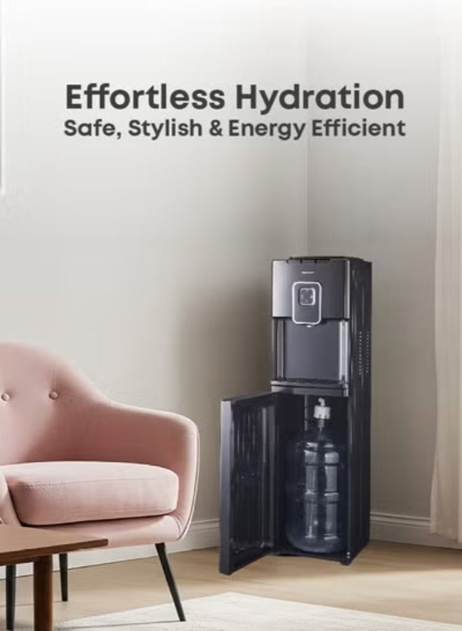 Tornado Water Dispenser, 3 Taps, Bottom Filling, Black,  TWD-L3BTK-B - Image 3