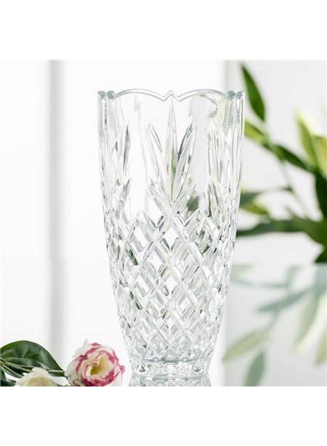 Galway Renmore 10" Vase Clear Crystal - Image 1