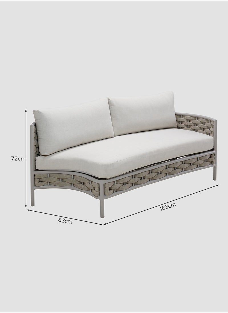 Loop 3 Seater Sofa Left Armrest