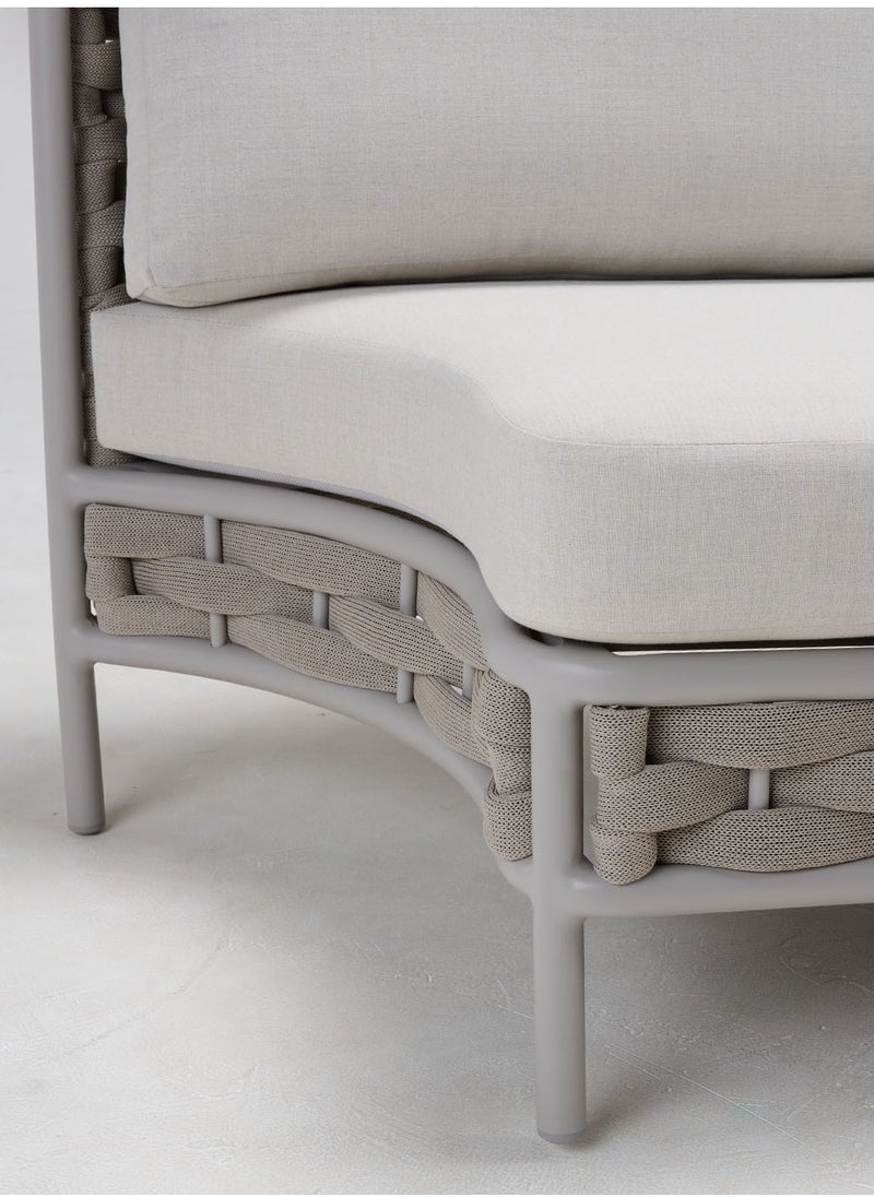 AL HUZAIFA FURNITURE Loop 3 Seater Sofa Left Armrest  - Image 3