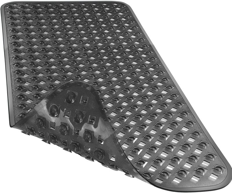 Azonee Original Non-Slip Bathtub Mat with Drain Holes and Suction Cups - 34.5 x 15.5 Inches - Image 1
