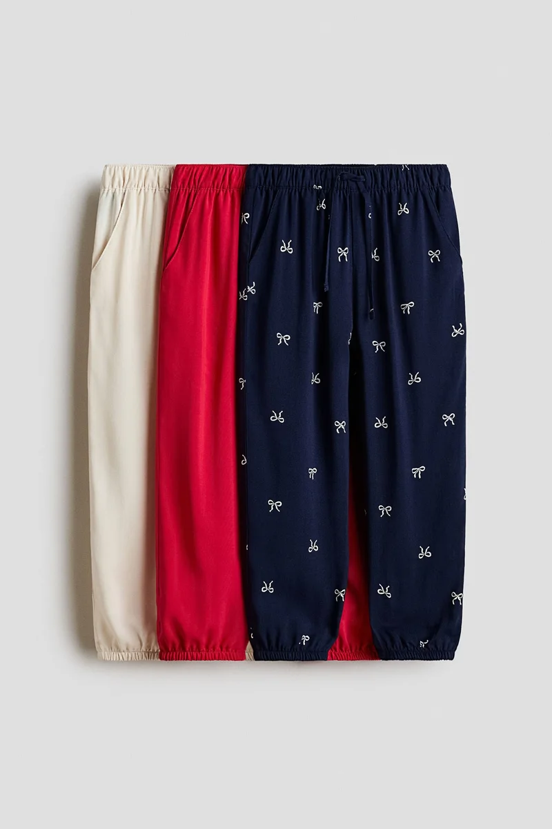 H&M 3-pack joggers