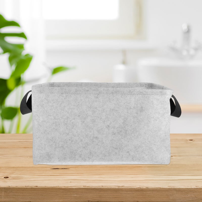 2 pcs Reusable Storage Bucket Clothes Container Folding Clothes Basket ( ) - Image 4