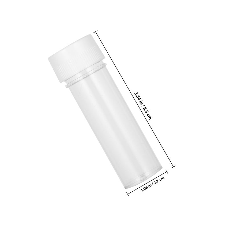20pcs Small Test Tubes Sample Testing Tubes Cells Liquids Tubes with Cap 25ml - Image 2
