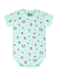 Funny Bunny Pack of 3 Cotton Half Sleeve Bodysuit for Baby  - Image 2