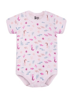 Funny Bunny Pack of 3 Cotton Half Sleeve Bodysuit for Baby  - Image 4