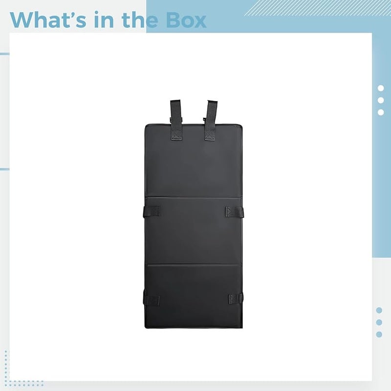 Anti Fall Bunk Bed Ladder Protector Guard Oxford Fabric 31 Inch Black - Image 4