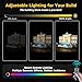 Kyglaring LED Light Kit Compatible with Lego Trevi Fountain 21062 Building Blocks Upgrade Remote Control Dimming Lighting Accessories for Lego 21062 Model Set Lights Only Model Not Included - Image 4