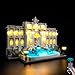 Kyglaring LED Light Kit Compatible with Lego Trevi Fountain 21062 Building Blocks Upgrade Remote Control Dimming Lighting Accessories for Lego 21062 Model Set Lights Only Model Not Included - Image 2